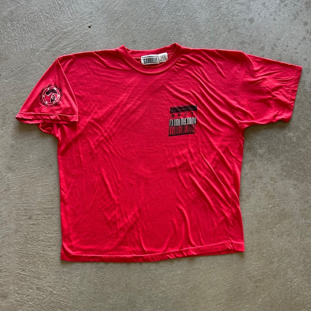 Vintage 80s Club Loverboy Shirt‎ Size XL Red Surfer The New Fashion Best Fish